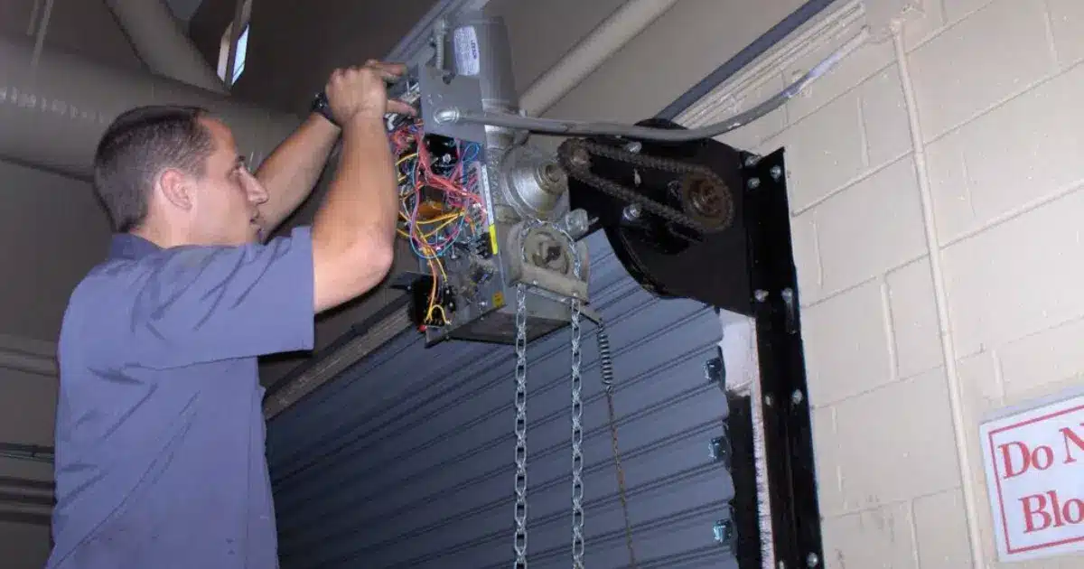 Garage door repair